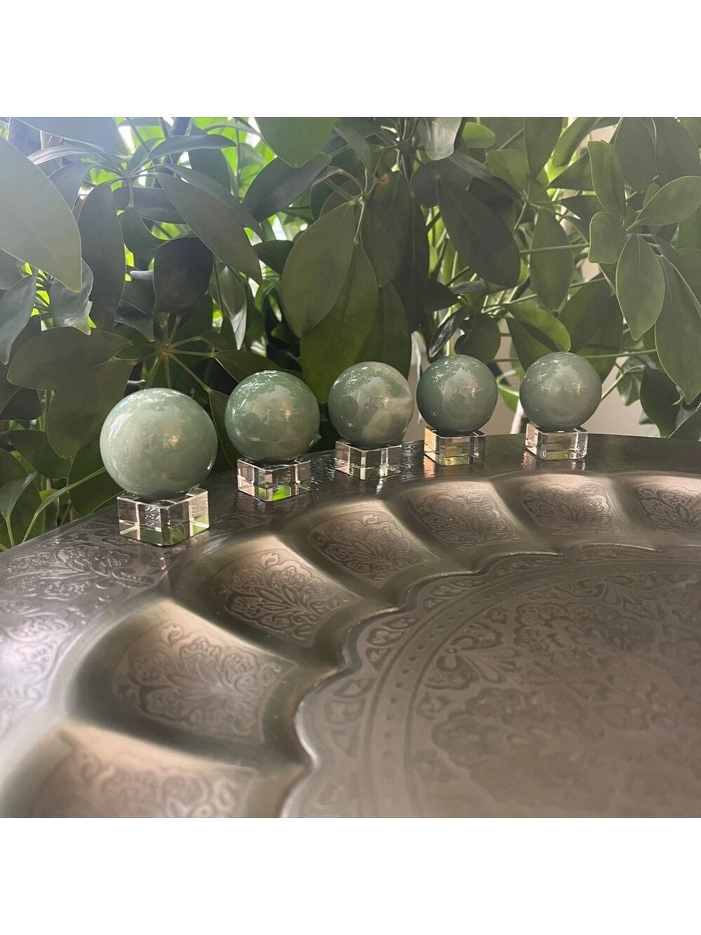 (One) Green Aventurine Sphere - Picture 2 of 3